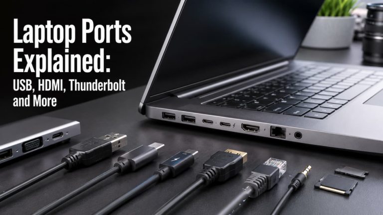 Laptop Ports Explained: USB, HDMI, Thunderbolt and More