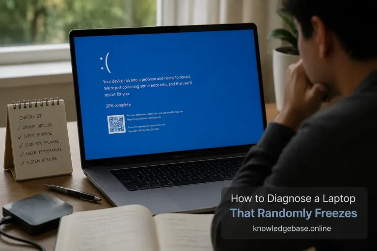 How to Diagnose a Laptop That Randomly Freezes