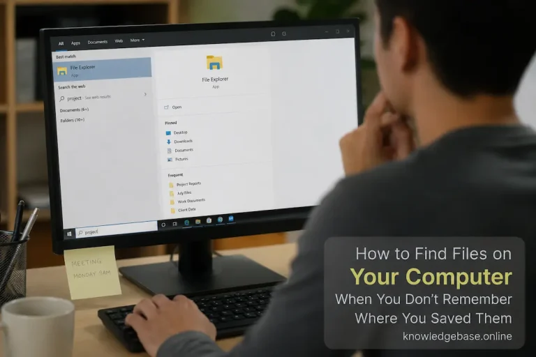 How to Find Files on Your Computer When You Don’t Remember Where You Saved Them